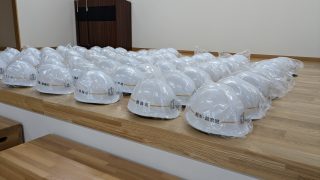 ヘルメットご納品させて頂きました 【長野市 東風間区自主防災会 様】